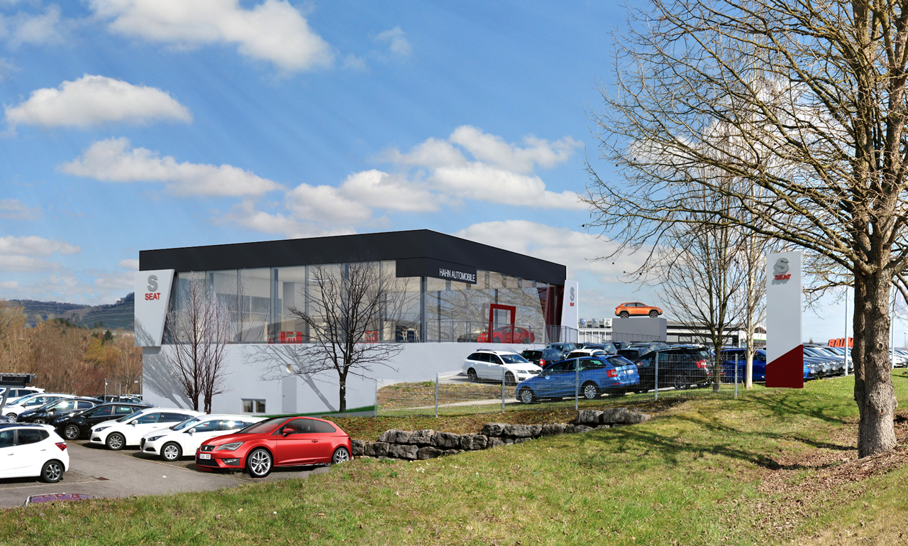 Bild 1: Neubau SEAT-Autohaus